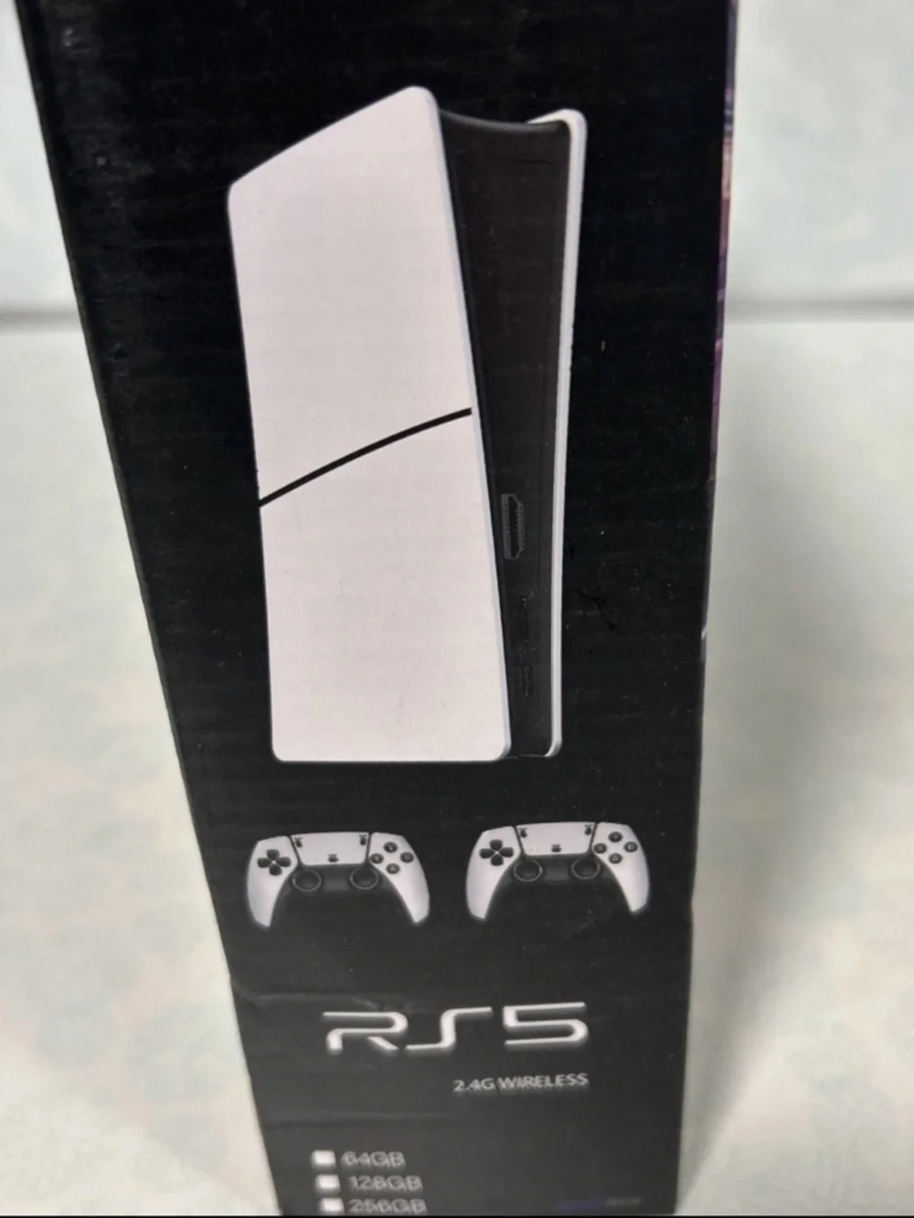 RS5 2.4G Wireless White Gaming Console with Controller
